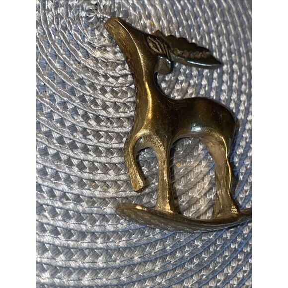 WC Designs Reindeer Brass Made In India - Picture 8 of 8